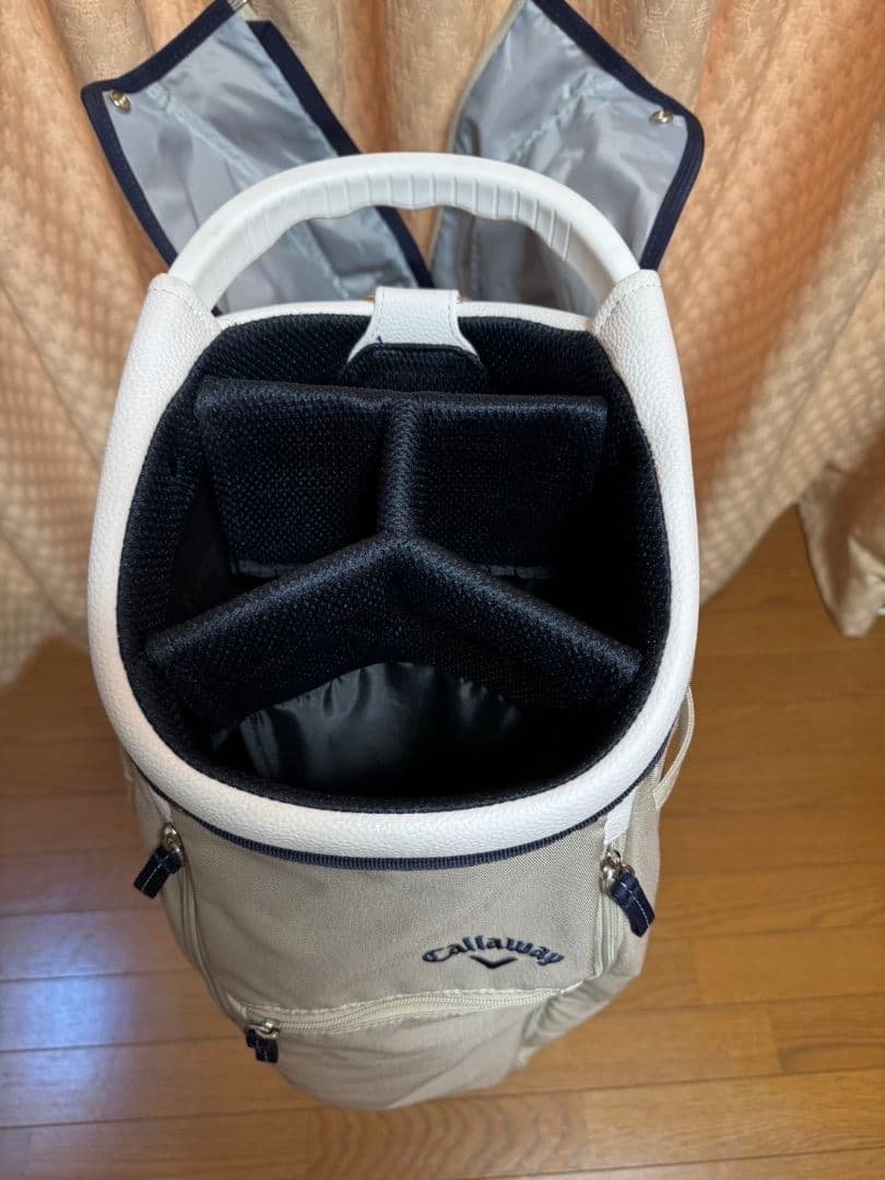 CALLAWAY キャディバッグ ベージュ フード付き