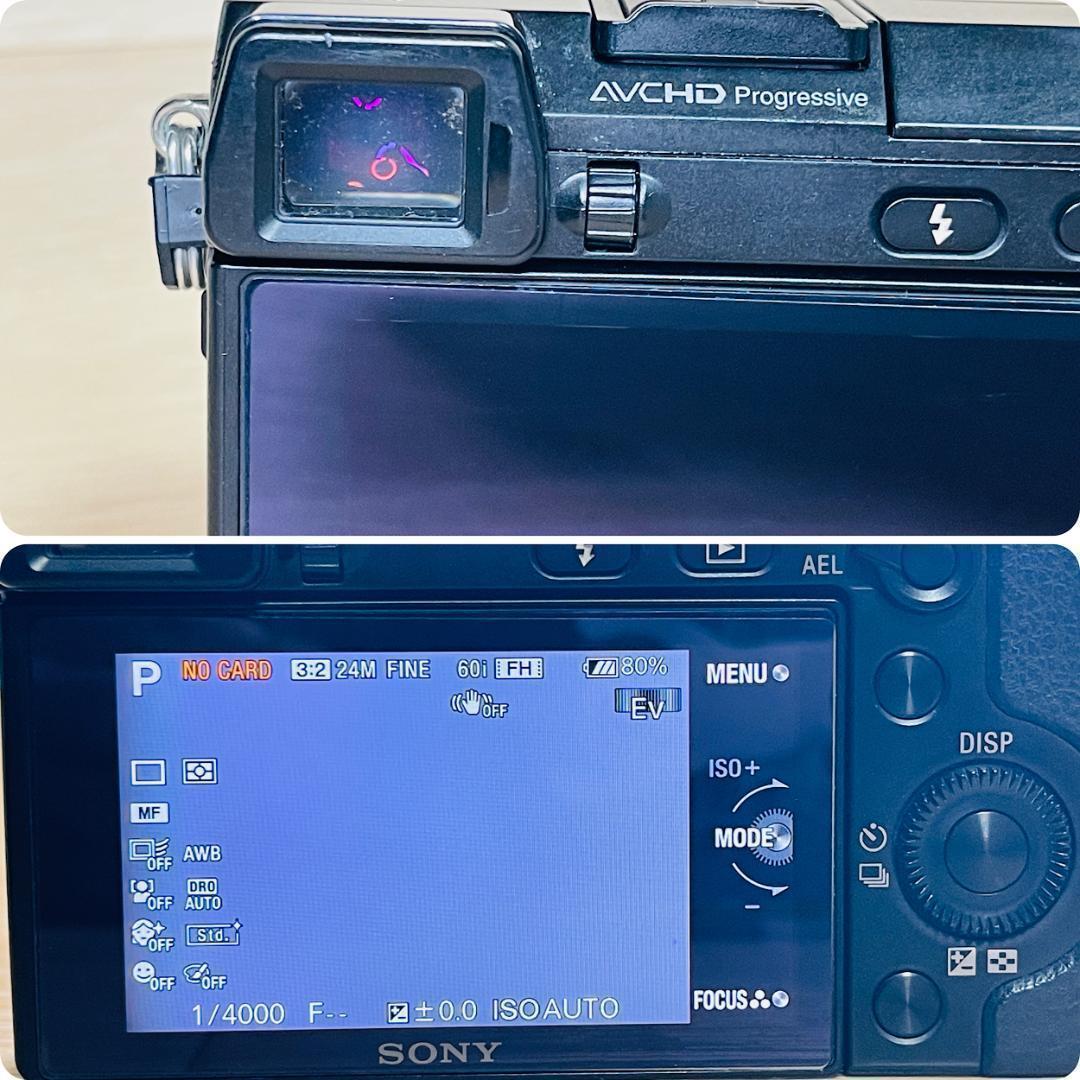 ソニー SONY α NEX-7 ボディ ブラック 完動品 ミラーレス一眼カメラ
