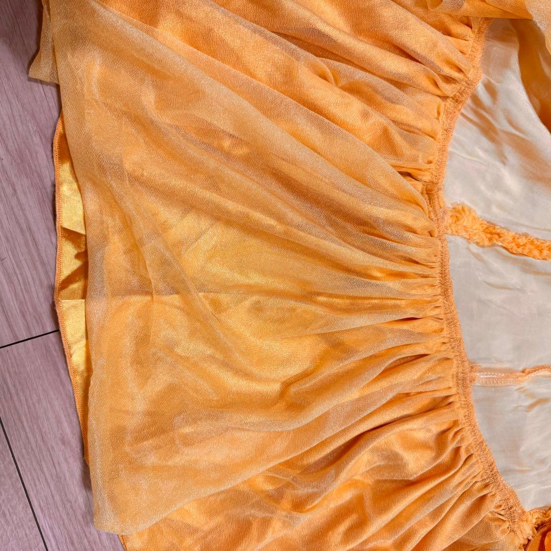 Dハロ　ディズニー　美女と野獣　ベル　ドレス　120サイズ　美品