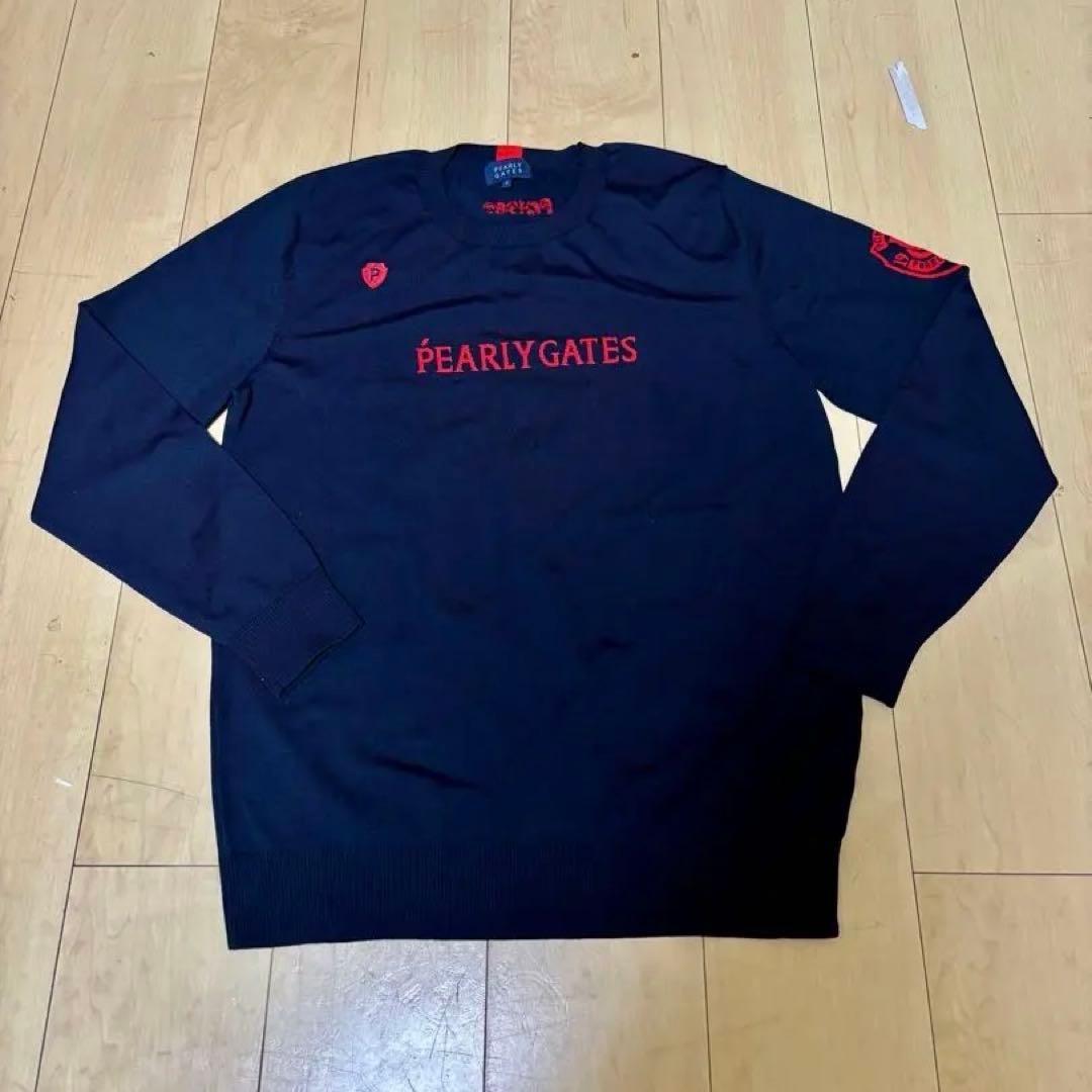 PEARLY GATES ブラックセーター サイズ6 - メルカリ