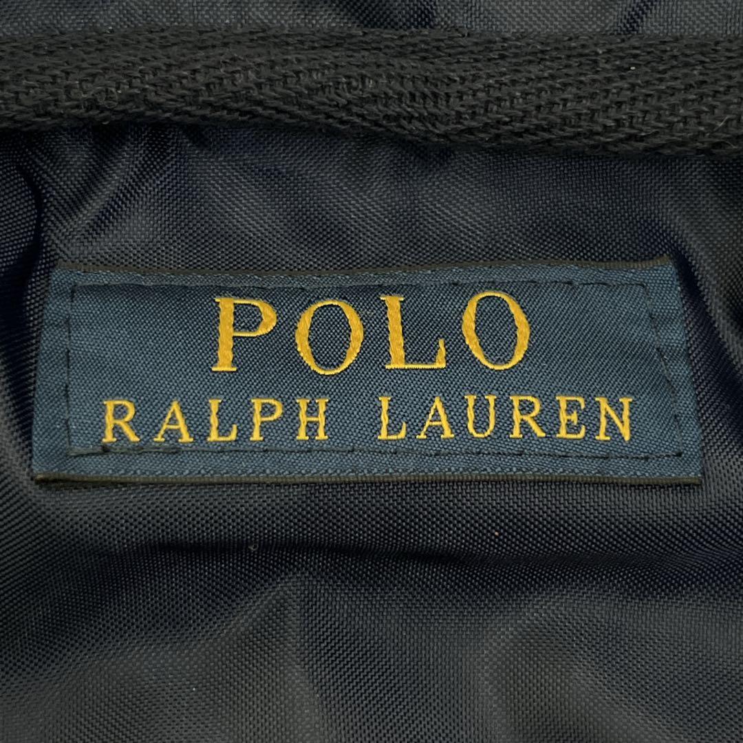 美品　ポロラルフローレン　ボディバッグ　デニム　パッチワーク　ウエストポーチ　青