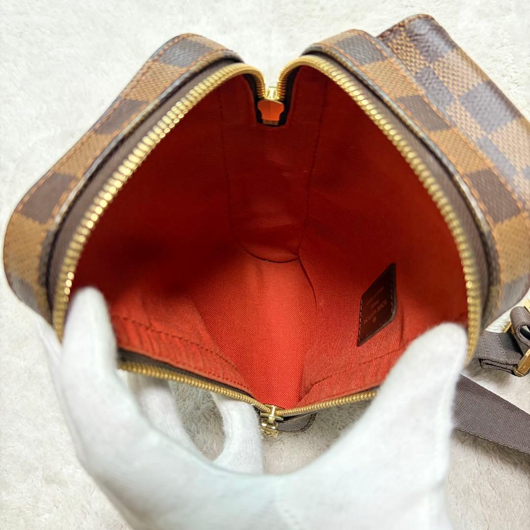 【極美品】ルイヴィトン ジェロニモス ボディバッグ ダミエ ショルダー エベヌ