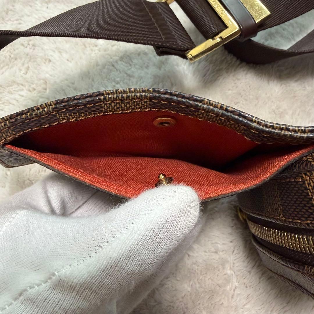 【極美品】ルイヴィトン ジェロニモス ボディバッグ ダミエ ショルダー エベヌ