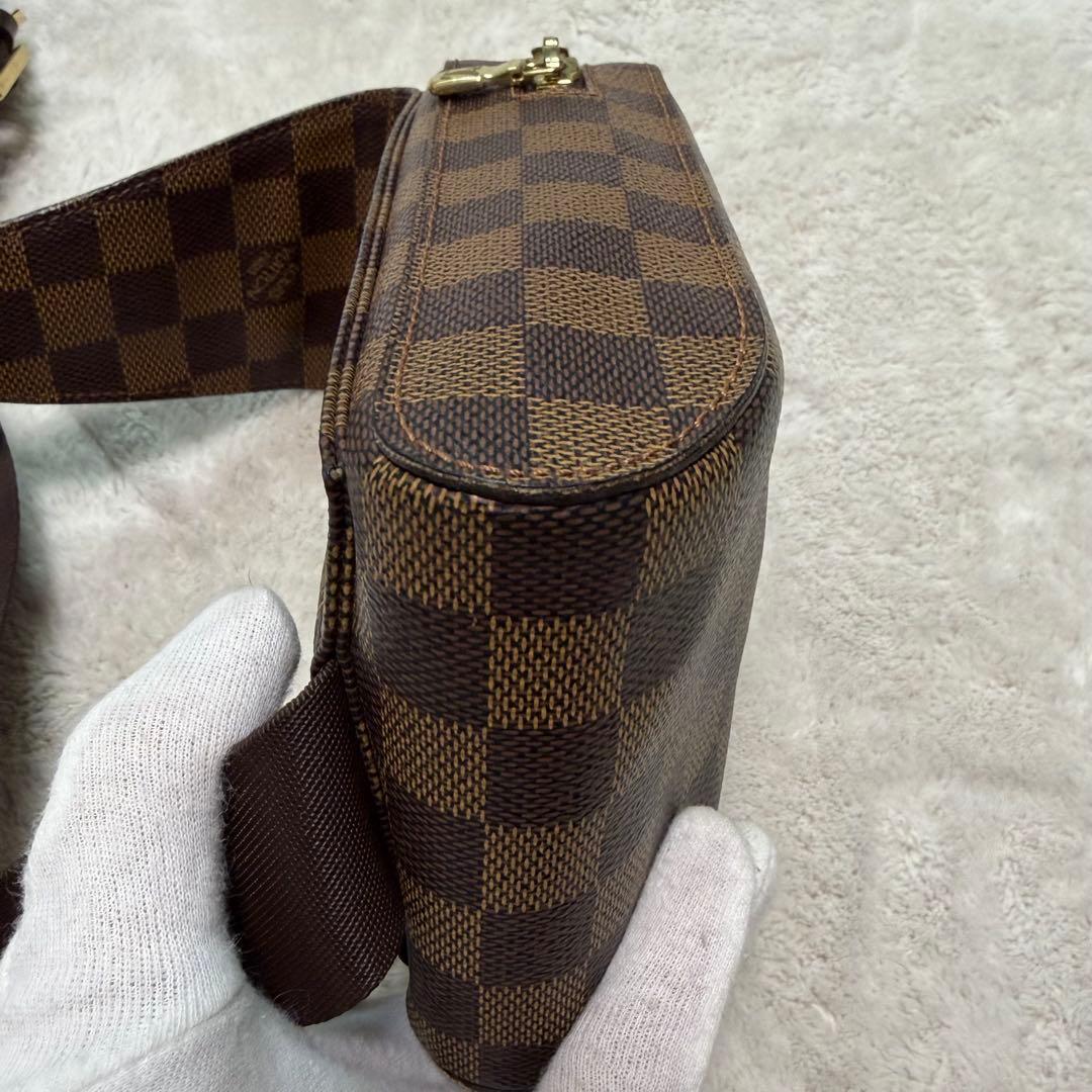 【極美品】ルイヴィトン ジェロニモス ボディバッグ ダミエ ショルダー エベヌ