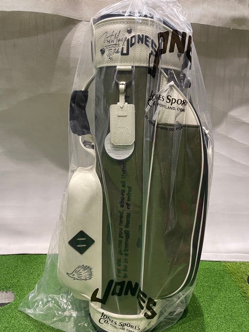 JONES キャディバッグ オリーブグリーン