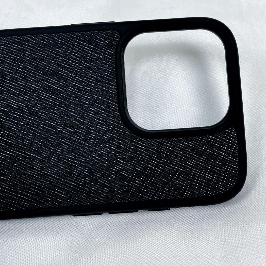 極美品 プラダ iPhone 16pro スマホケース トライアングルロゴ