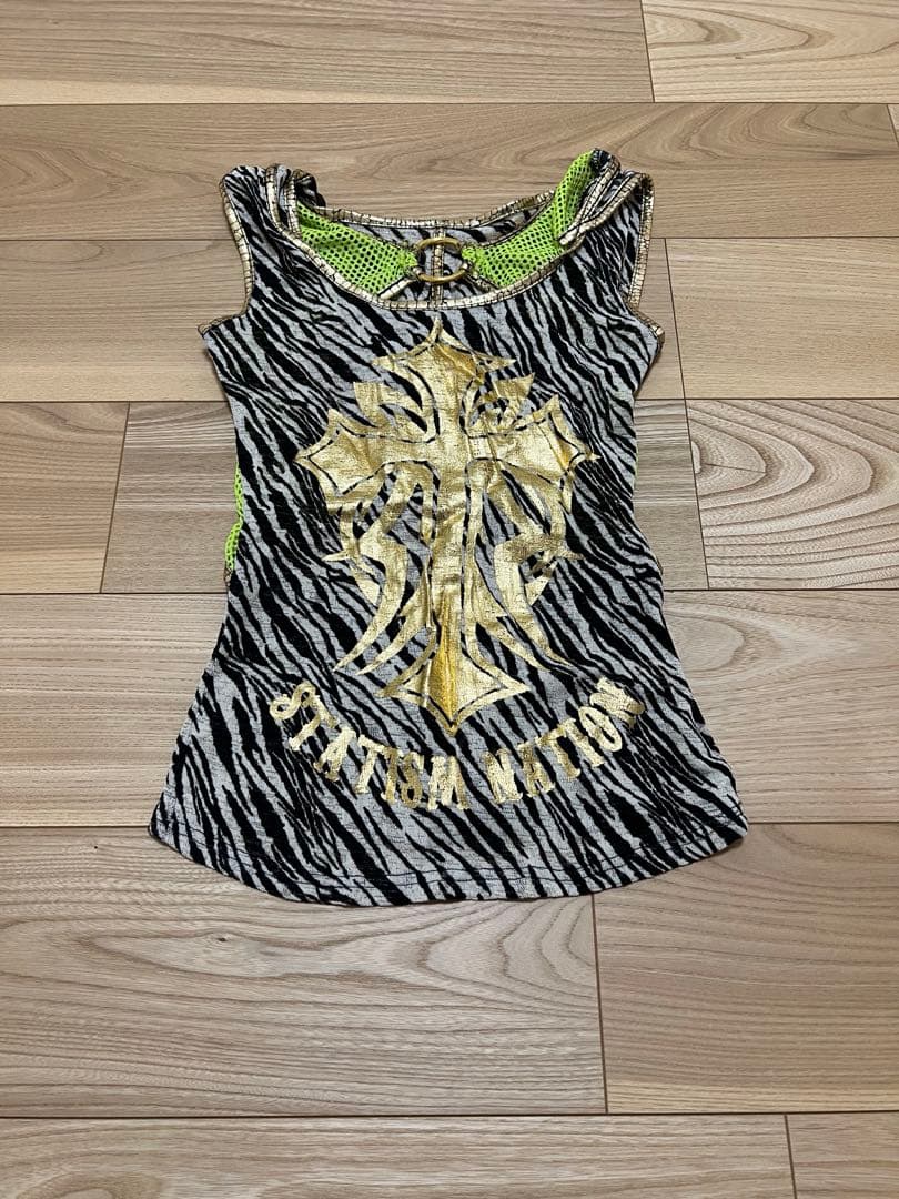 値下　d.i.a ダイヤ トップス ゼブラ　y2k 平成ギャル 希少　正規品