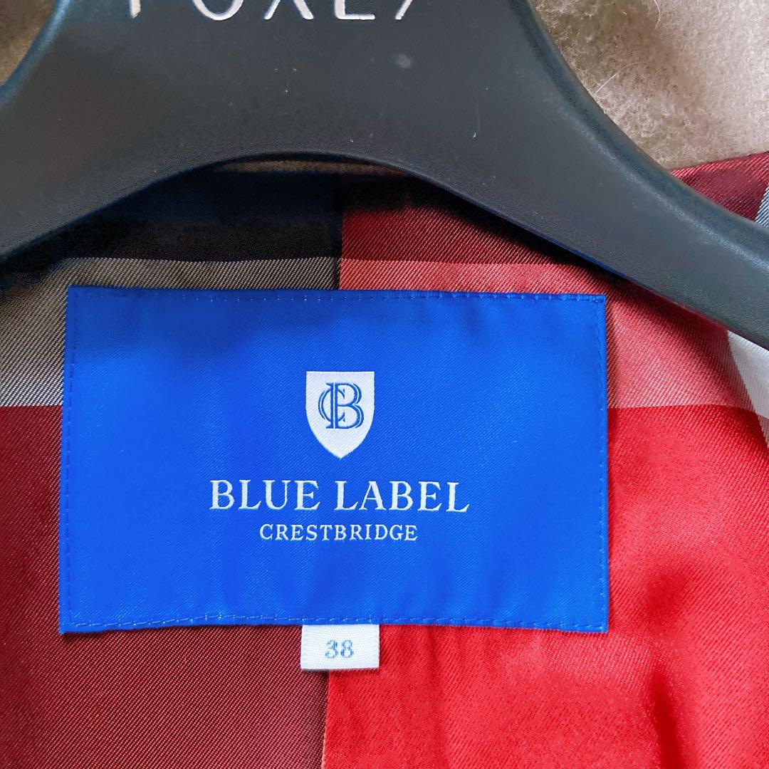 新品タグ付き　ブルーレーベルクレストブリッジ メルトンダブルブレストコート　38