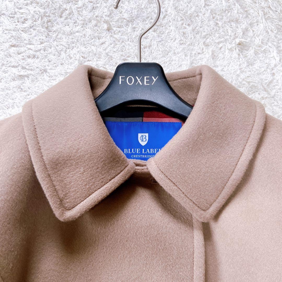 新品タグ付き　ブルーレーベルクレストブリッジ メルトンダブルブレストコート　38