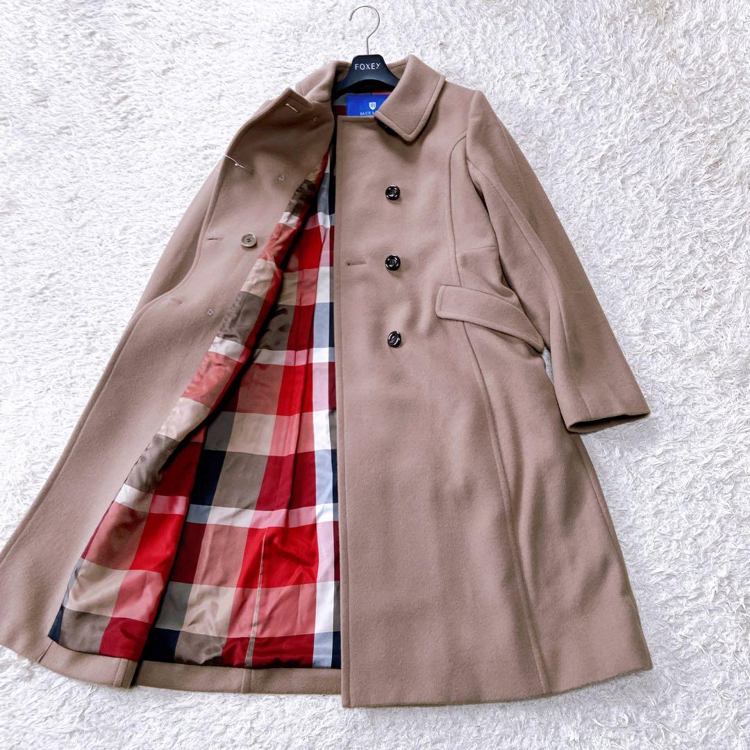 新品タグ付き　ブルーレーベルクレストブリッジ メルトンダブルブレストコート　38