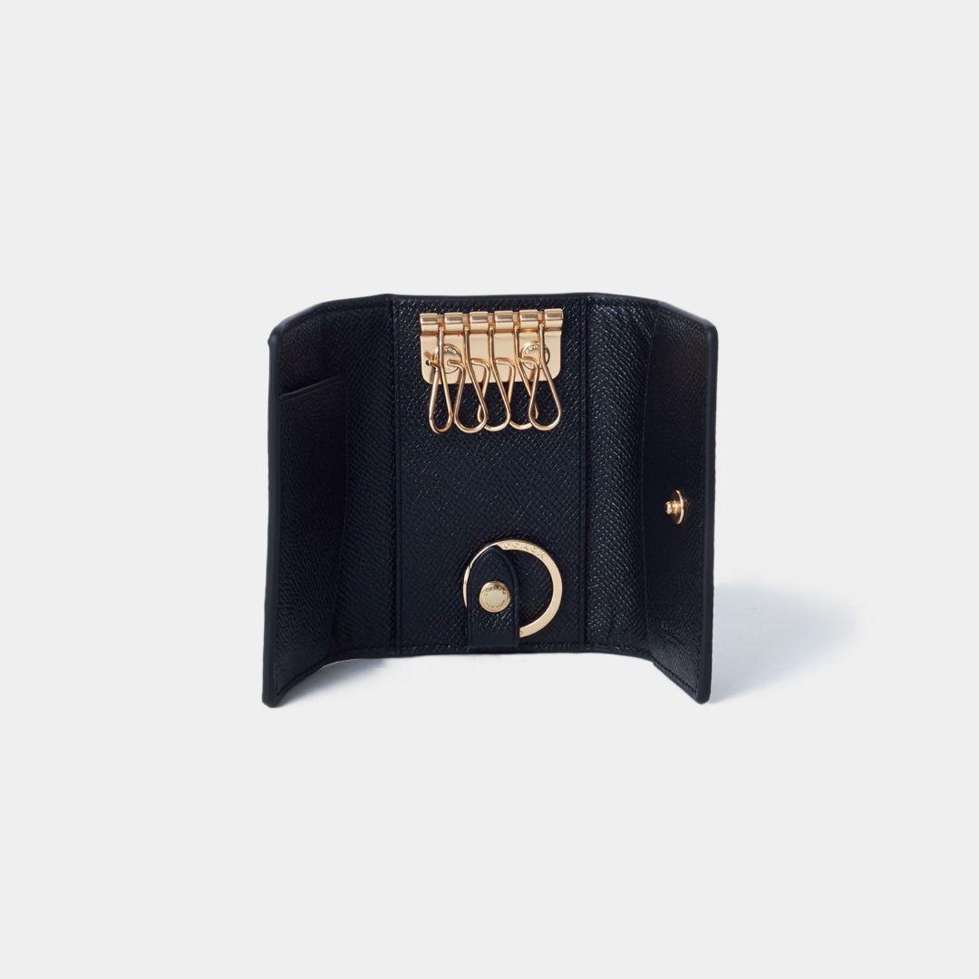 【新品】正規品 COACH ファイブリング キーケース ブラック F76741