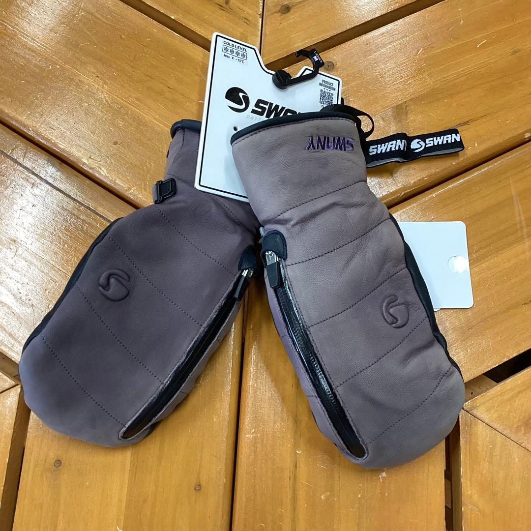 店頭展示品、色褪せあり】 SWANY スノーボードグローブ レディース M