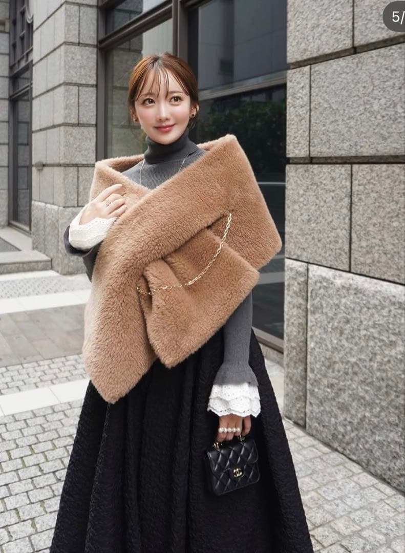 hyeon ヘヨン　完売　ted stole テッドストール　ファーストール