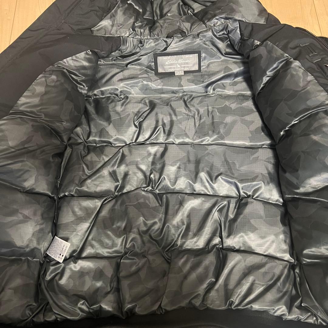 U2 Eddie Bauer フード付きダウンジャケット 黒 美品