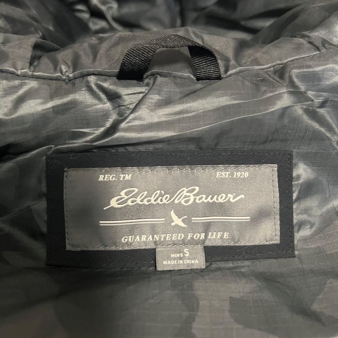 U2 Eddie Bauer フード付きダウンジャケット 黒 美品