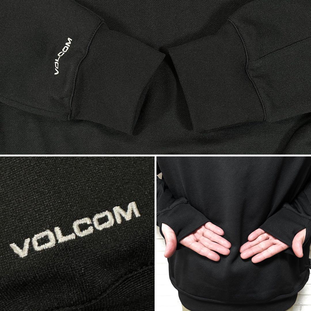 【未使用タグ付き】 VOLCOM スノーボードウェア 裏起毛ハーフジップフリース