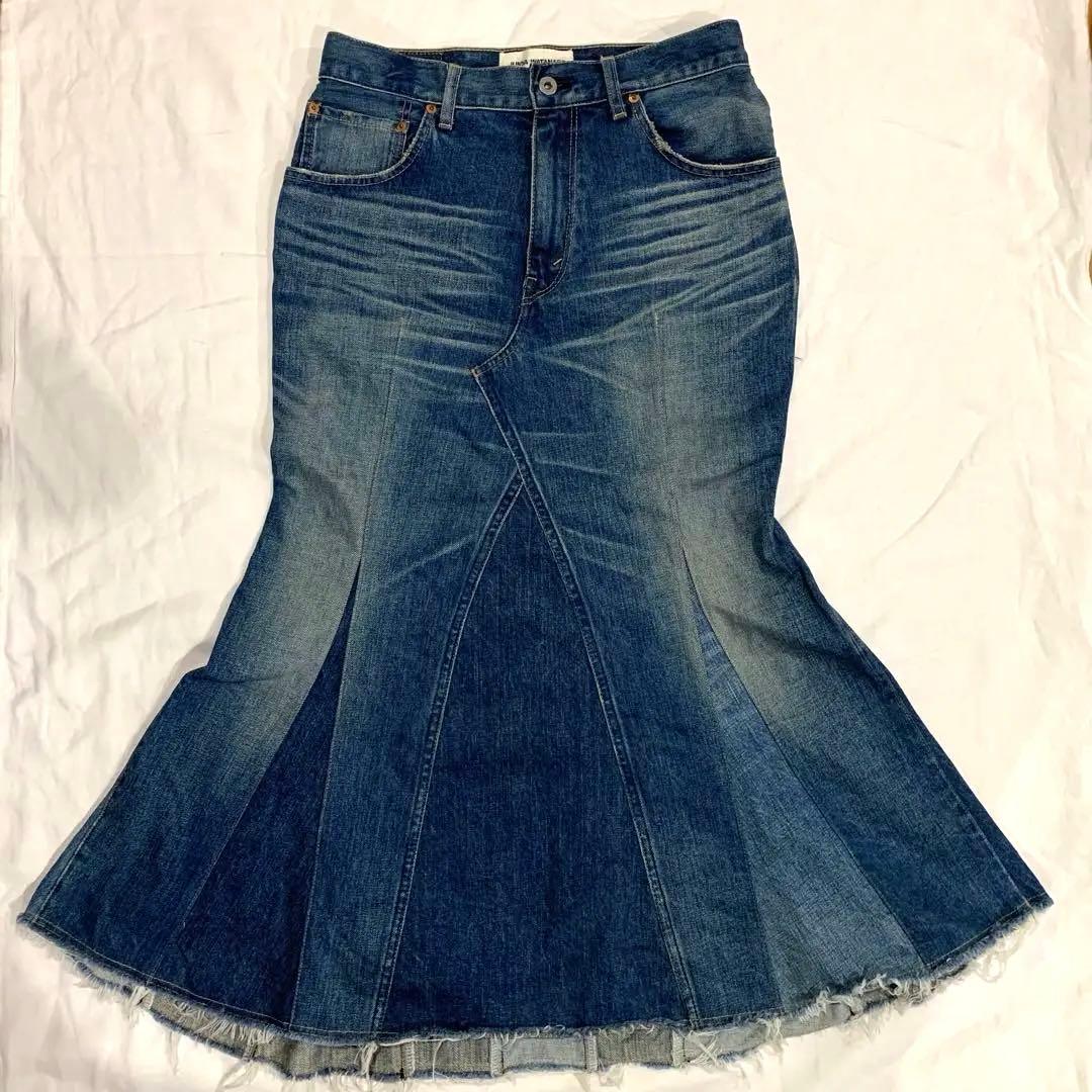 美品◎名作JUNYA WATANABE解体再構築デニムスカートジュンヤワタナベ