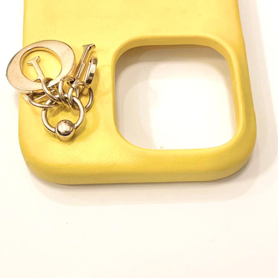 クリスチャンディオール iPhone15Pro スマホ カナージュ イエロー