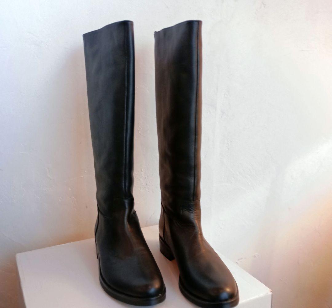 専用　美品　マーガレットハウエル ロングブーツ レザー ブラック