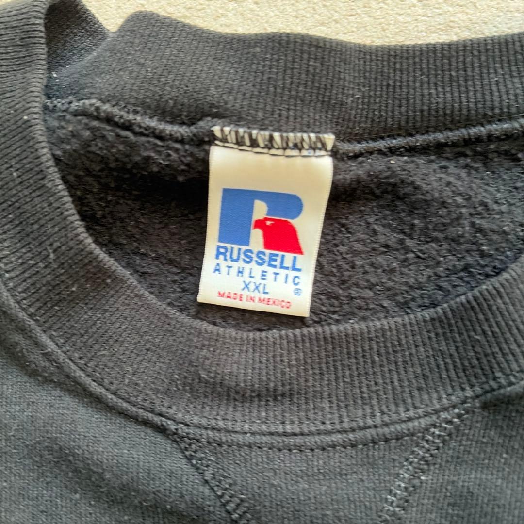 90s 00s RUSSELL ATHLETIC ブラック スウェット XXL