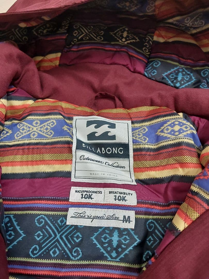 BILLABONG スノーボードウェア 　Mサイズ