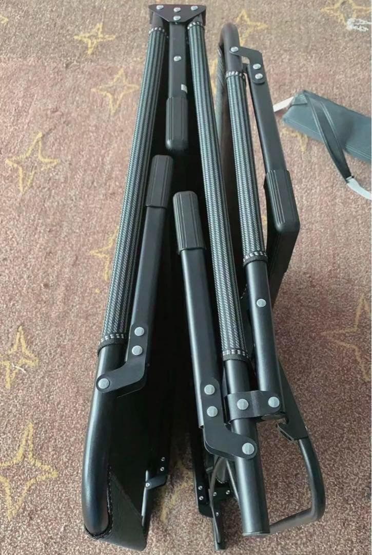 折りたたみベッド 簡易ベッド 折り畳み 室内 黒 ブラック 新生活 家具