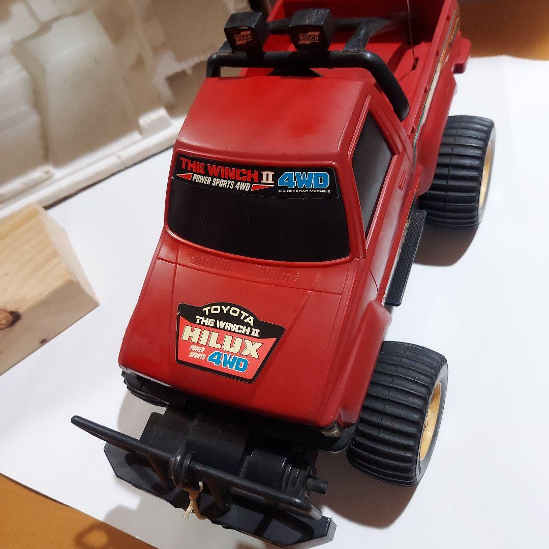 マツシロ ザ、ウインチ トヨタハイラックス4WDラジコン昭和レトロ