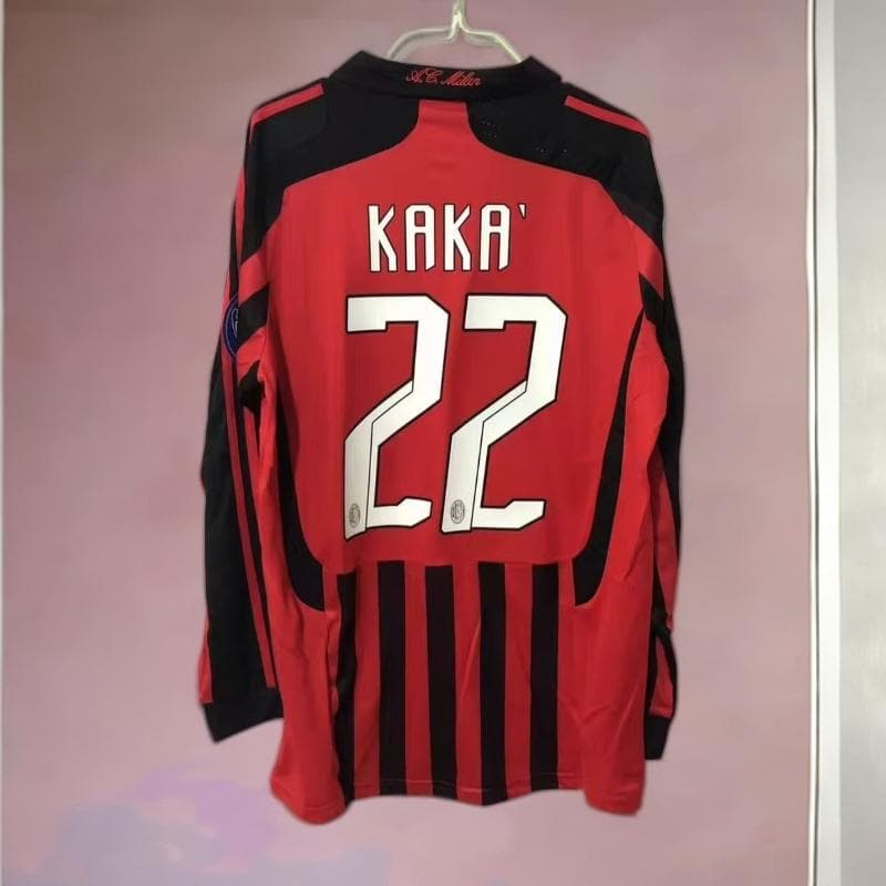 07-08 ACミラン KAKA' 22番 長袖 シャツ - メルカリ