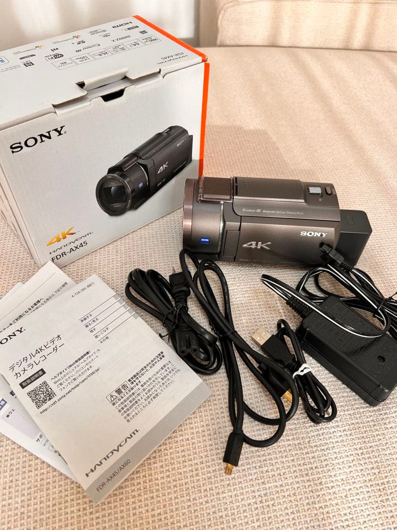 SONY 4K ハンディカム FDR-AX45 本体