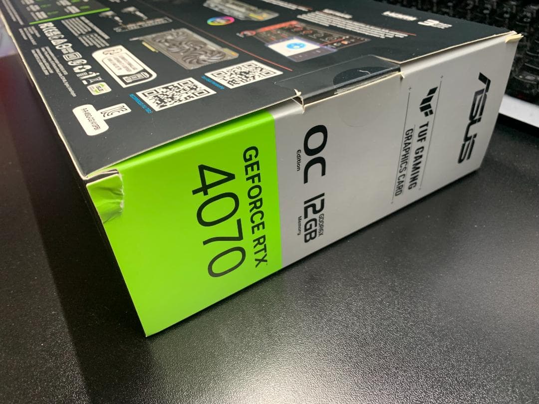 グラフィックボード・グラボ・ビデオカード ASUS TUF GAMING GeForce RTX 4070