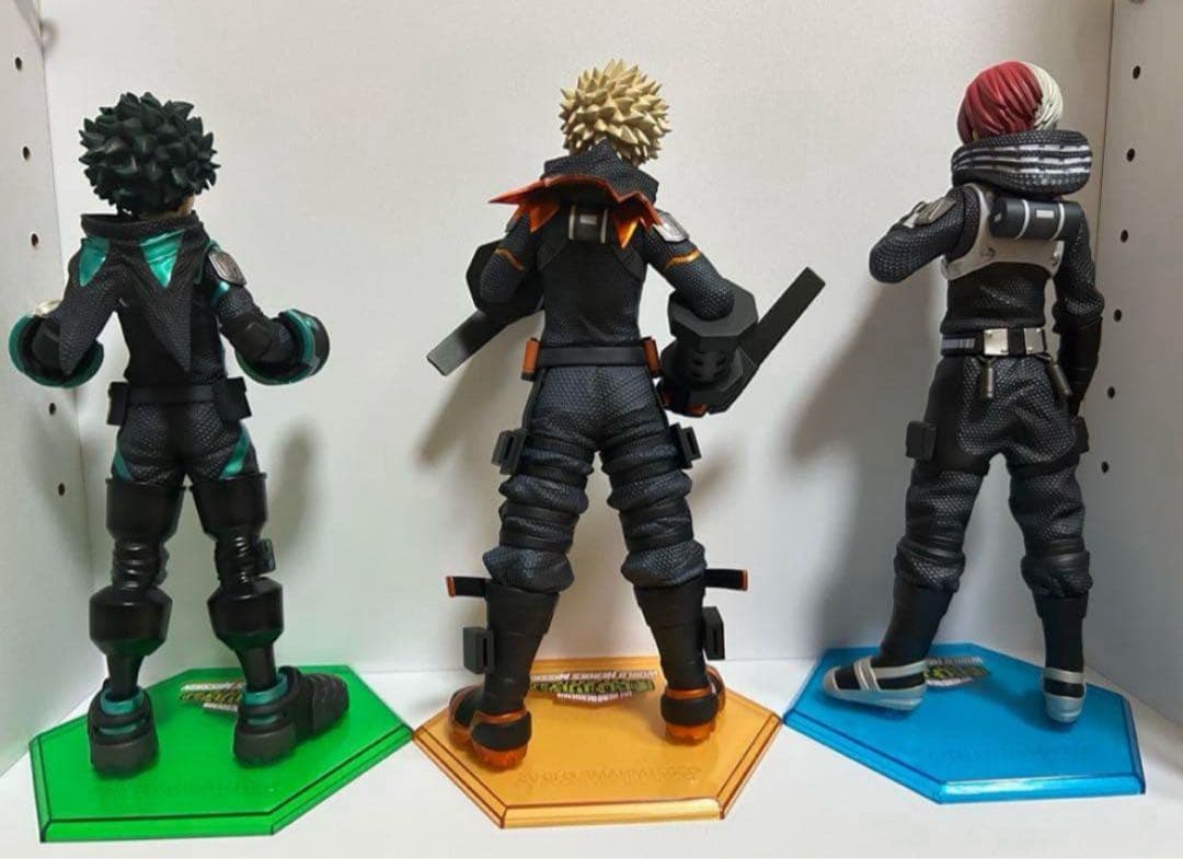 ヒロアカ　緑谷　爆豪　轟フィギュア　セット　ワールドヒーローズミッション