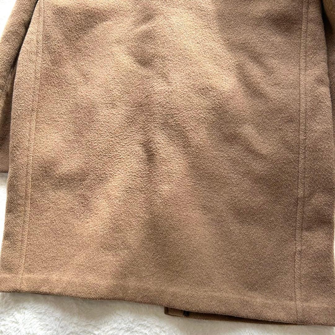 【美品】バーバリー ノバチェック ダッフルコート ロング 英国製 キャメル