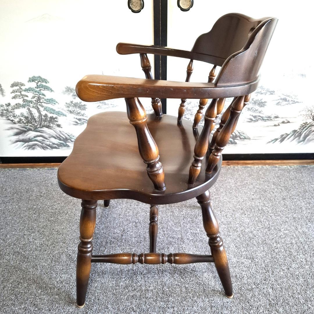②★飛騨産業★キツツキマーク★ウィンザーチェア★ダイニングチェア★
