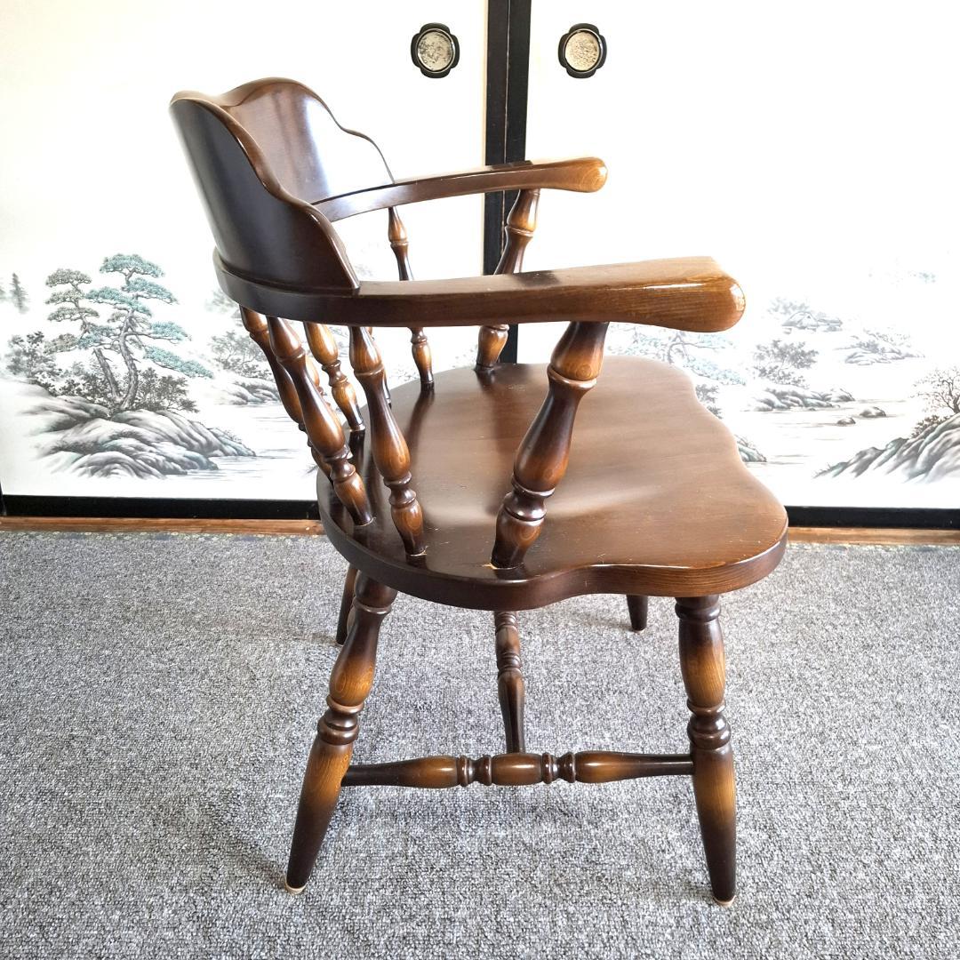 ②★飛騨産業★キツツキマーク★ウィンザーチェア★ダイニングチェア★