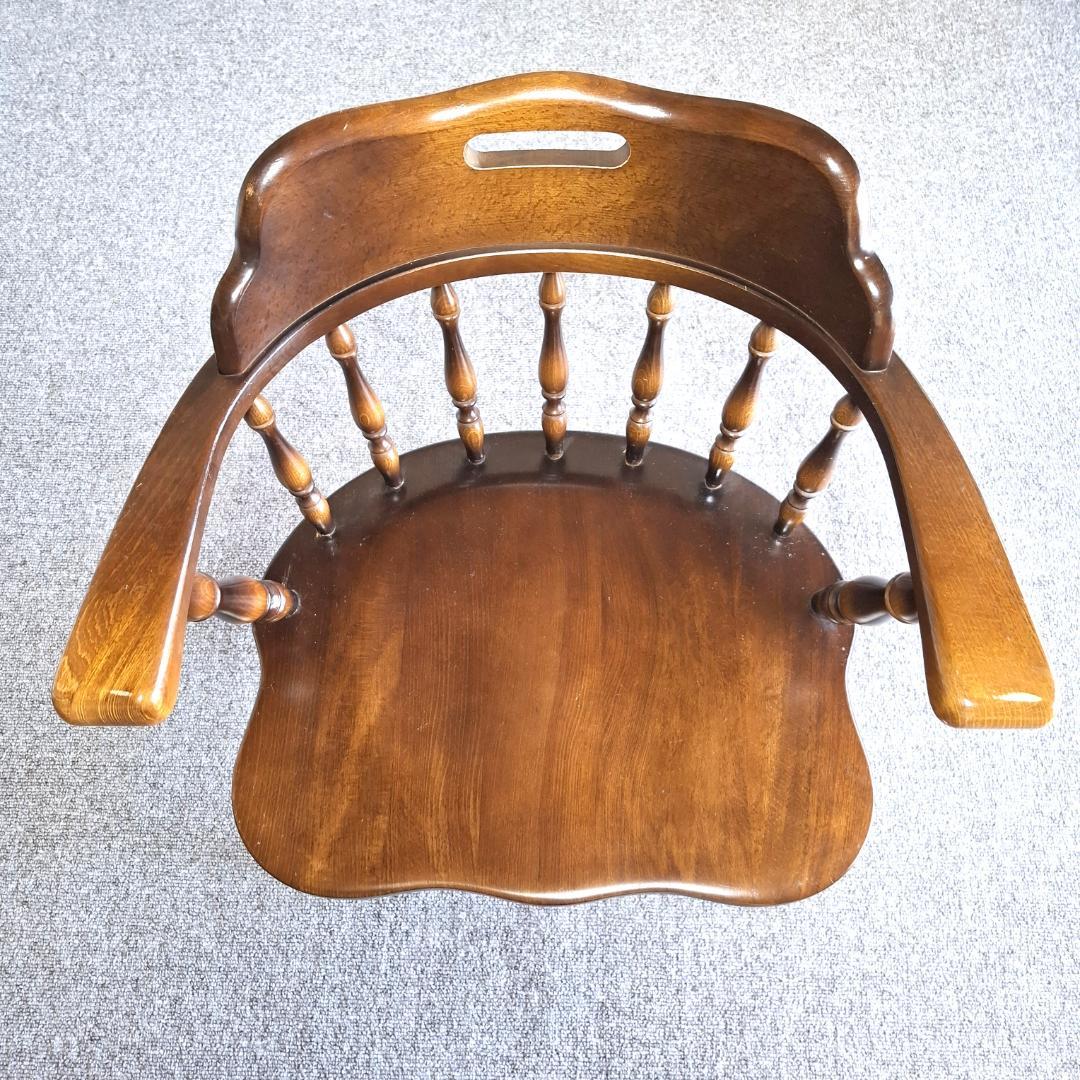 ②★飛騨産業★キツツキマーク★ウィンザーチェア★ダイニングチェア★