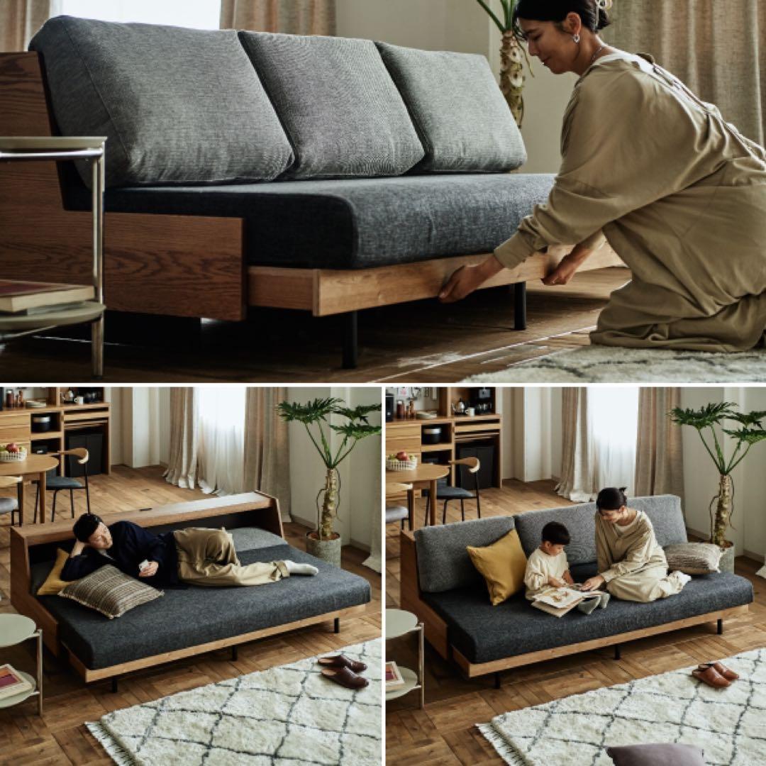 美品 CRASH GATE HUSKY SOFA BED ハスキー ソファ - メルカリ