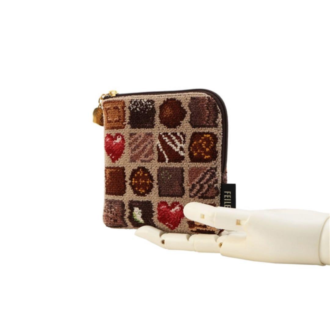 FEILER コフレドゥショコラ スクエアポーチ L字ポーチ