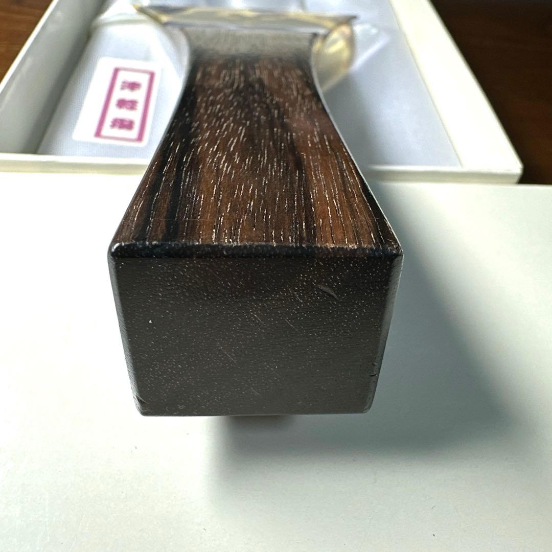 m*e様 津軽三味線用　中古鼈甲撥　手元黒檀 no.2