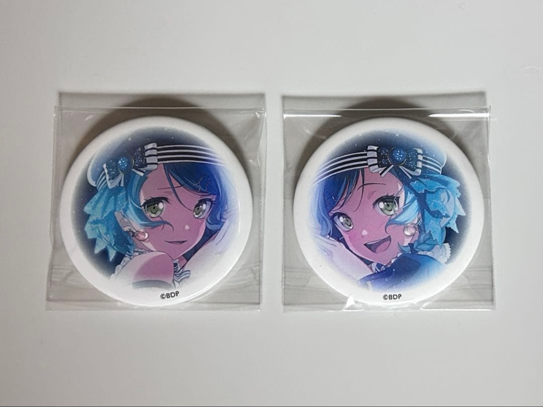 バンドリ 缶バッジ 氷川紗夜 氷川日菜 信澤収展 - メルカリ