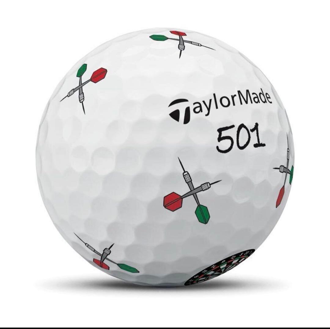 希少 テーラーメイド TP5 ゴルフボール ダーツ柄