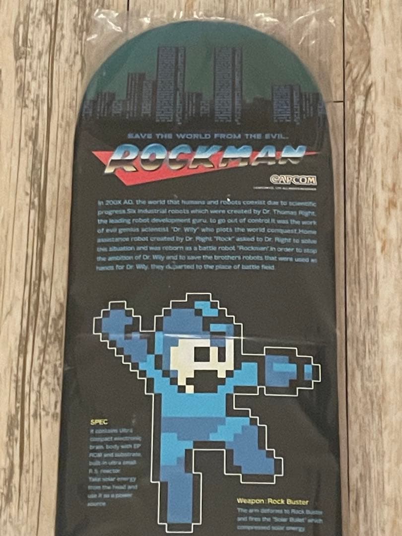 未使用品 スケートボード ロックマン MEGA MAN skateboard - メルカリ