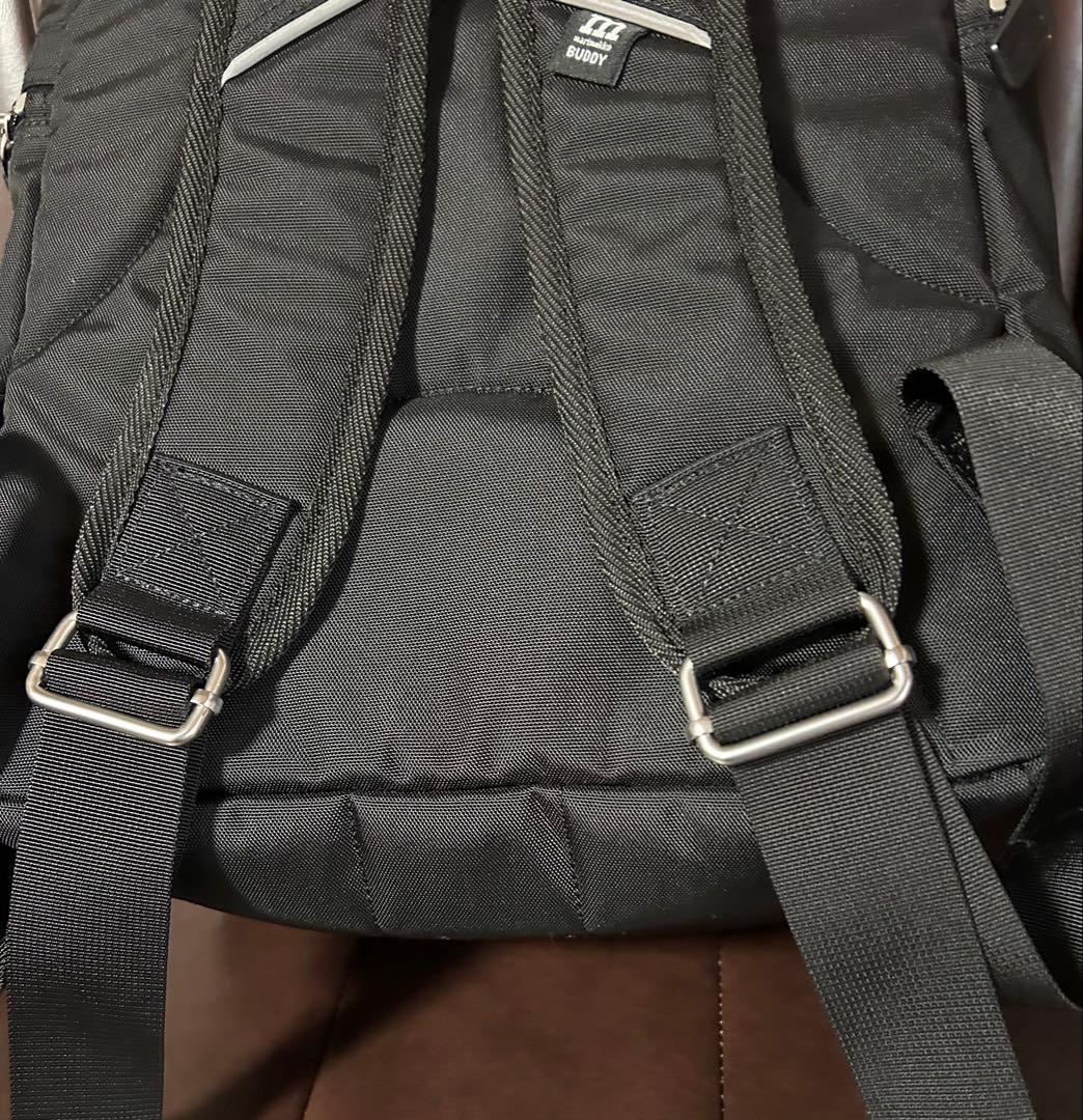 marimekko マリメッコバディBUDDY リュックブラック黒