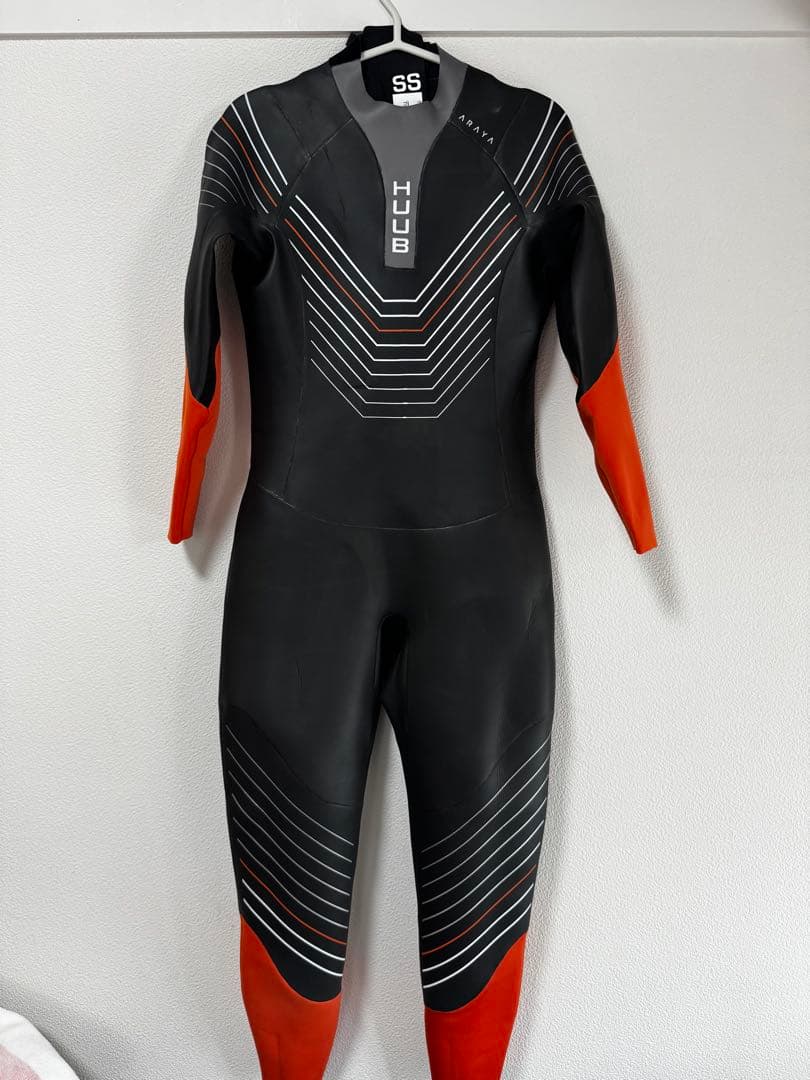 HUUB 長袖ウェットスーツ メンズ SS ブラック/オレンジ