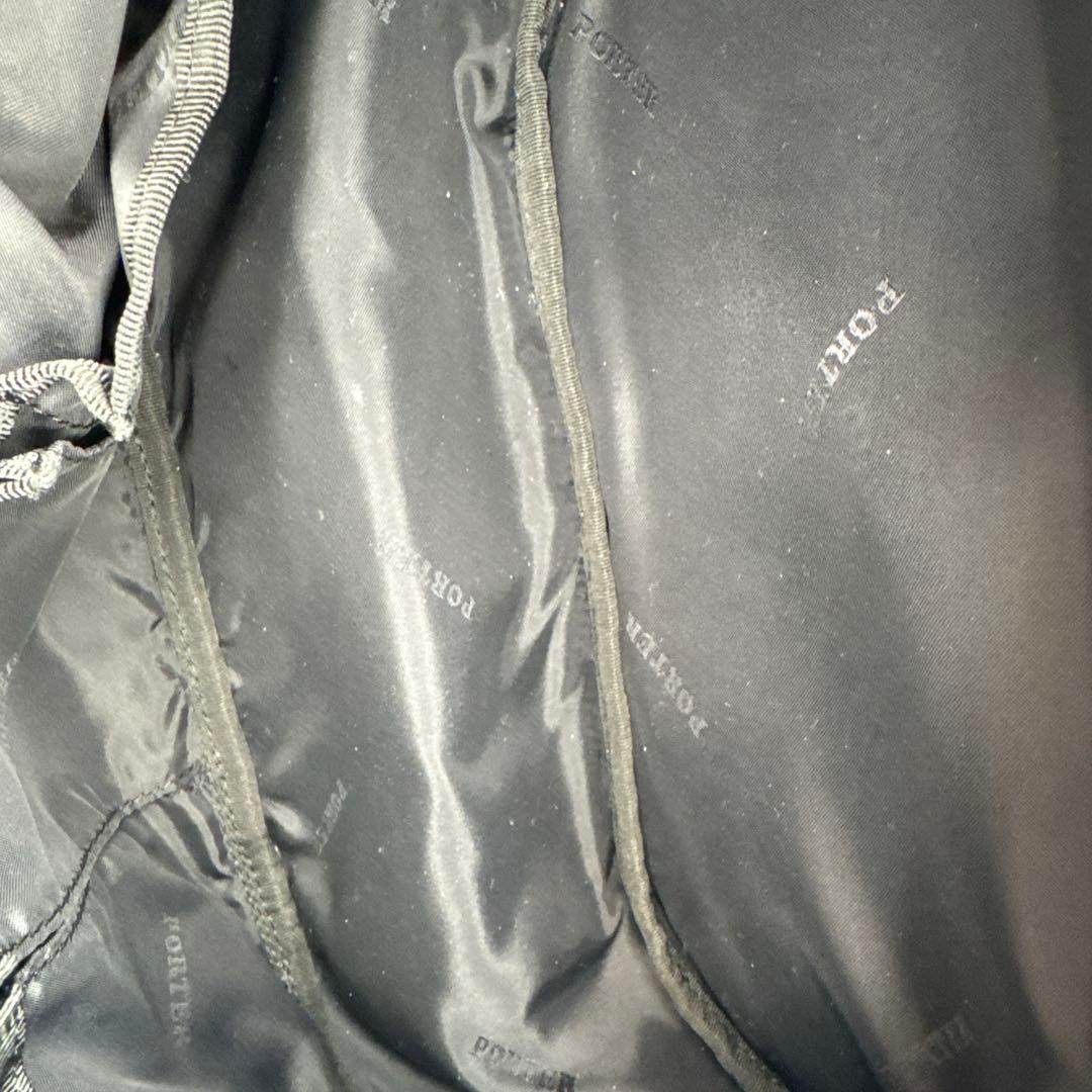 絶版極美品 ポーター PORTER ZOOM WAIST BAG ブラック 本革