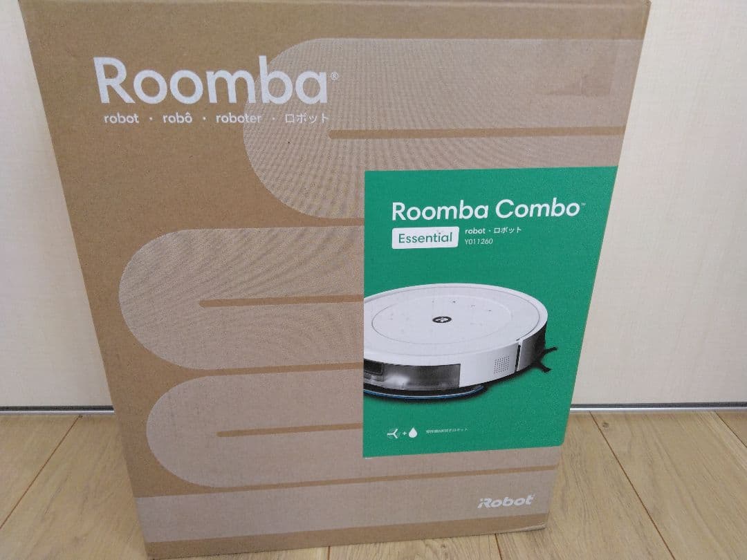 使用25時間 Roomba Combo Essential 個装箱セット