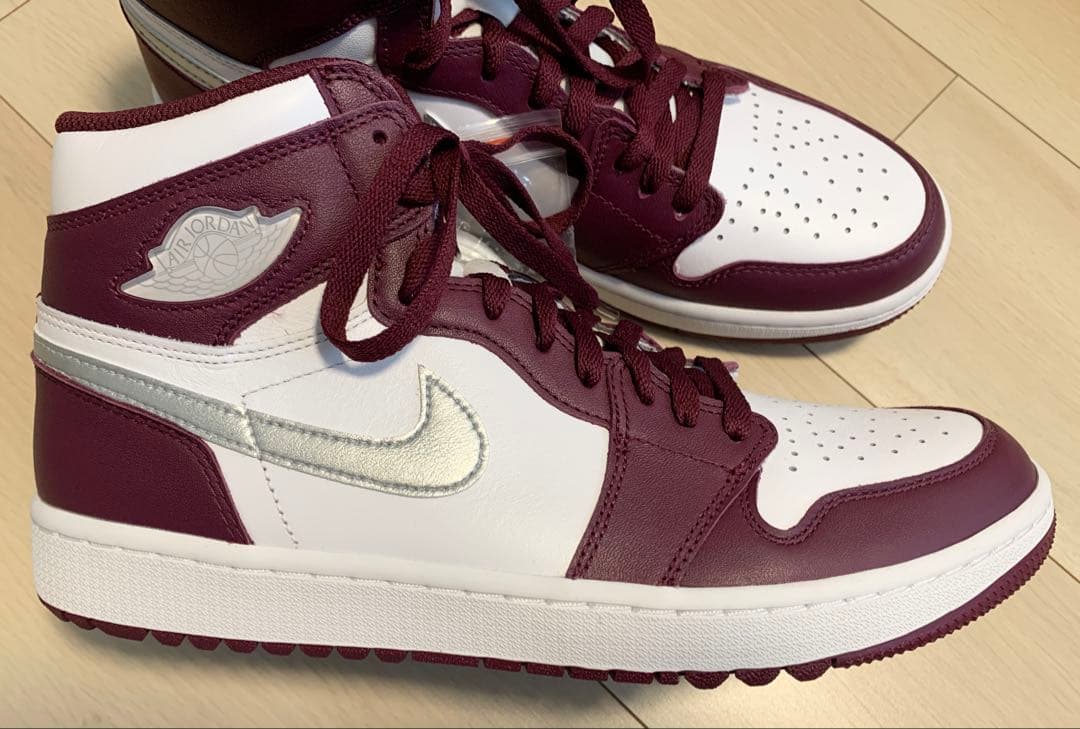 NIKE ナイキ　ゴルフ　エアジョーダン　1 ハイゴルフ　ボルドー　28.5cm