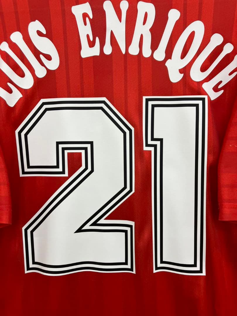 1994 スペイン代表　ルイス・エンリケ　アディダスオフィシャル　ユニフォーム