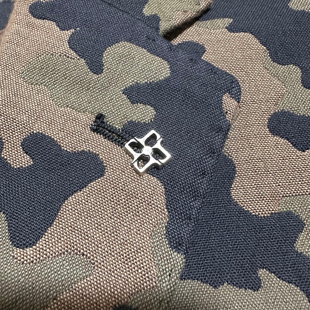 新品・ブートニエール付✨ 44(S) 迷彩 タリアトーレ アンコン