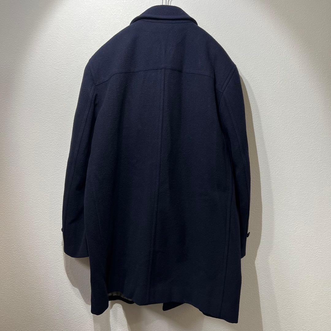 希少 80s コムデギャルソンオム 上質 ダッフルコート ウール ストライプ