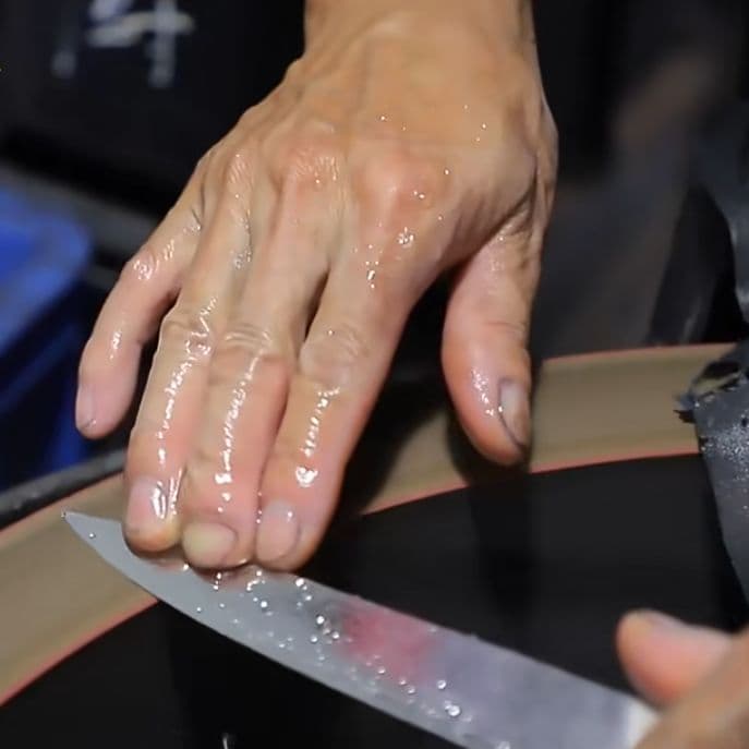 《新作》　V金10号　ダマスカス包丁　ハニカム模様・琥珀柄　剣型　牛刀　三徳